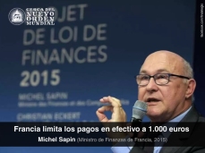 Francia limita los pagos en efectivo a 1.000 euros