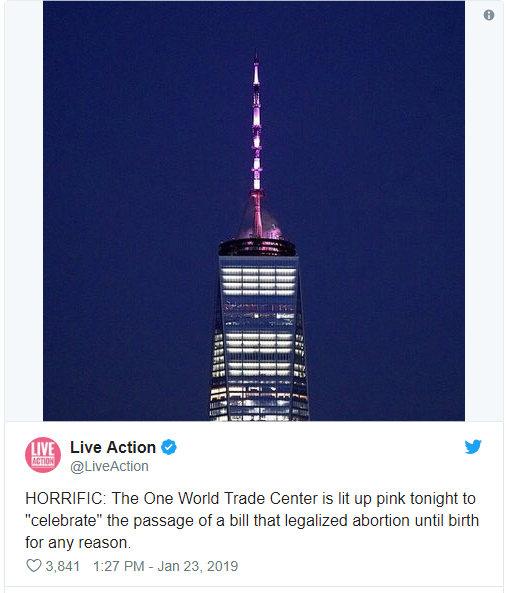 One World Trade Centre aborto
